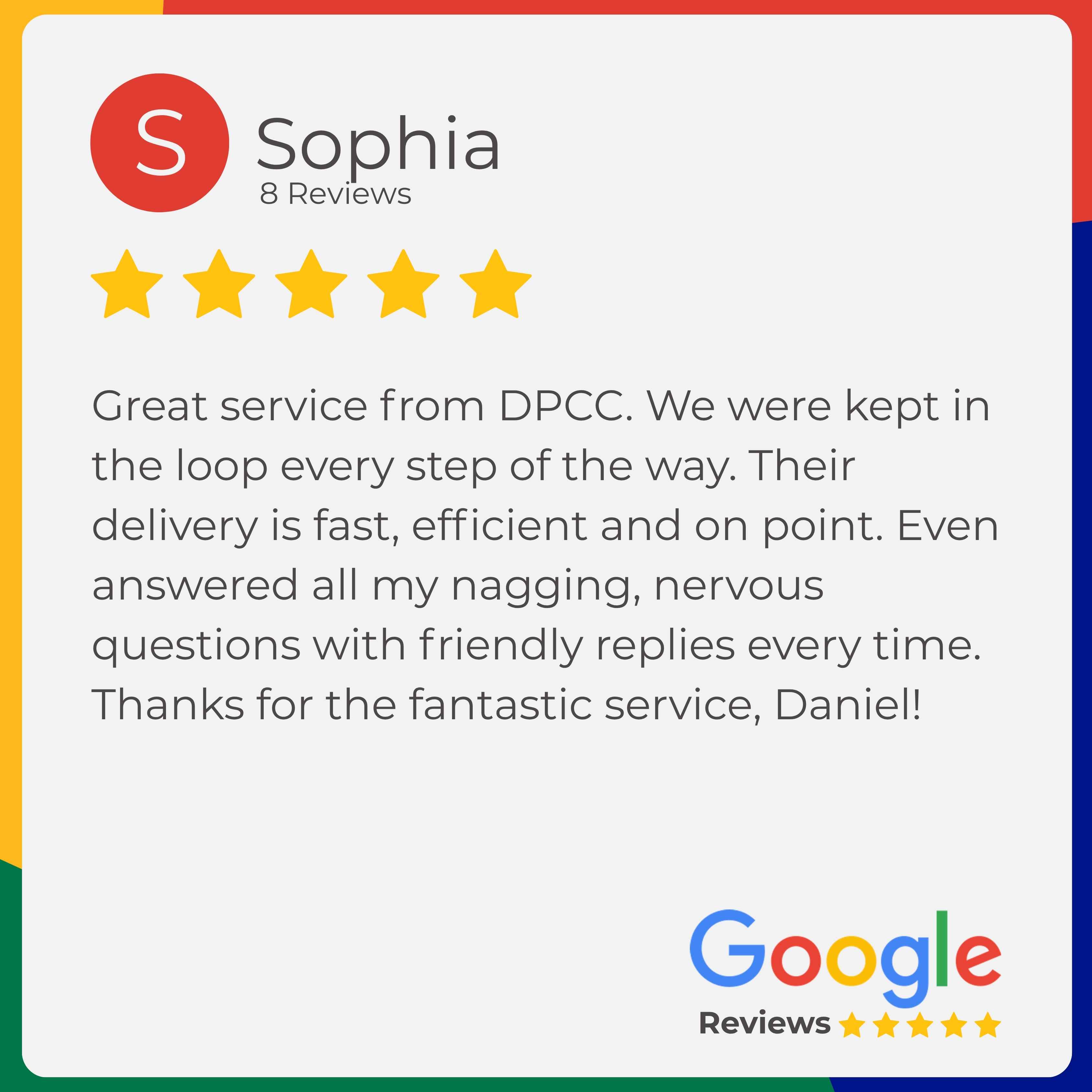 DPCC Google review